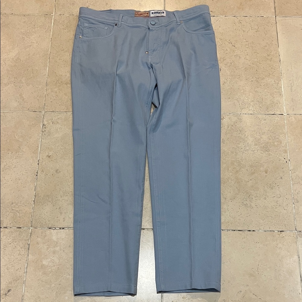 Marco Pescarolo Men's Straight Jeans in Blue